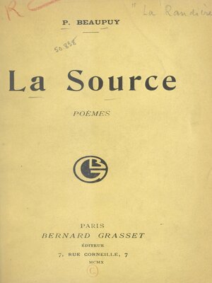 cover image of La source